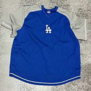 Los Angeles Dodgers MLB Genuine Merchandise Athletic Jersey Blue Mens 2XL